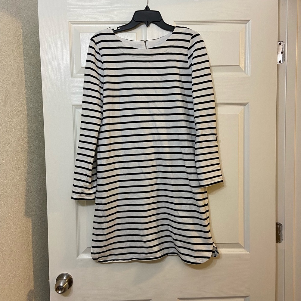 Black and white striped dress from Merona
